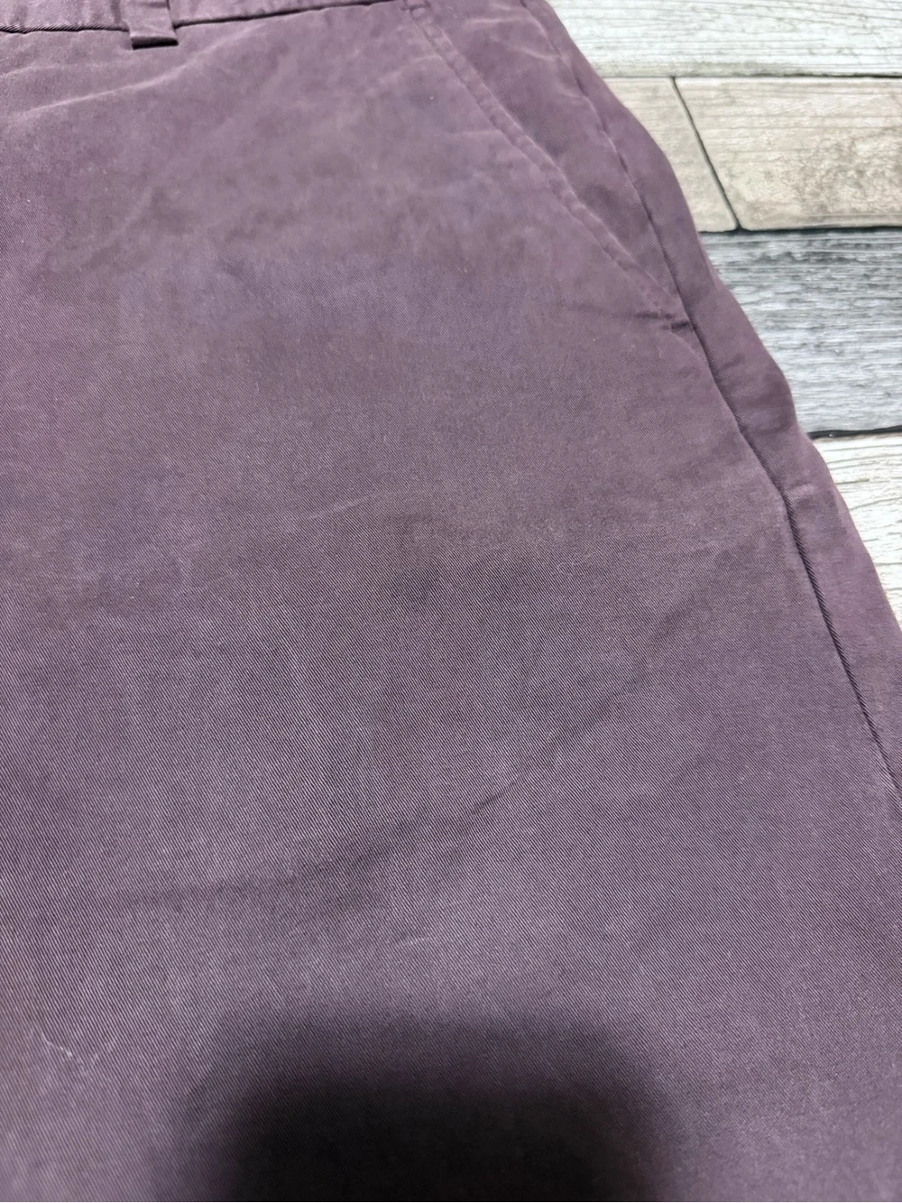Banana Republic Fulton Skinny Chino Pants Men’s 34x30 Purple Ish Stretch READ